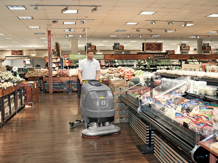 大型批发超市用凯驰洗地机